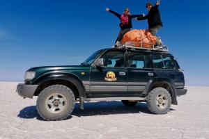 Saltørkenen Salar de Uyuni