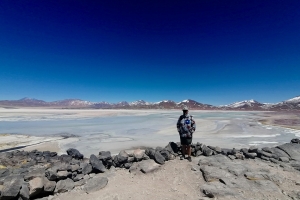 Thomas ved Laguna Salar de Talar