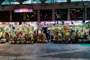 Blomstermarkedet nær kirkegården