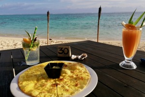 Fødselsdagsmiddag på stranden