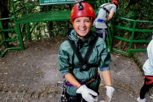 Klar til en dag med zipline-sjov