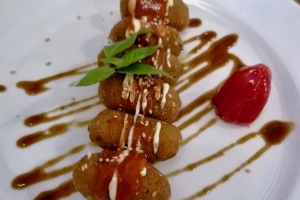 Cubanske hjemmelavede croquettes som findes på enhver restaurant