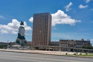 Et militærhospital i centrum af Havana