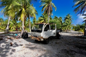 Den fine vogn ankommet til vores camp site