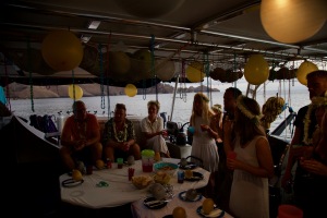 Snacks og velkomstdrinks til Dronningens nytårstale