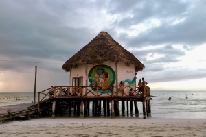 Stranden på Isla Holbox