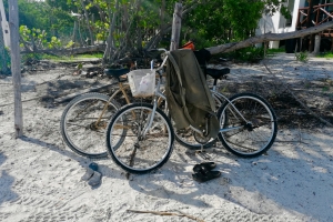 Cykelparkering på stranden