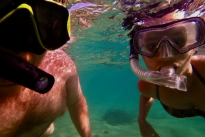 Selfie med en stingray