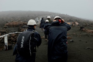 På vej mod Mount Yasur