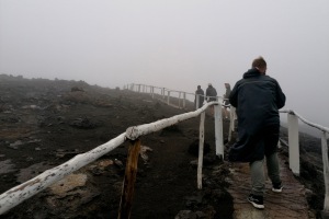 På vej mod Mount Yasur