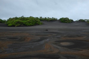 Det golde område omkring Mount Yasur